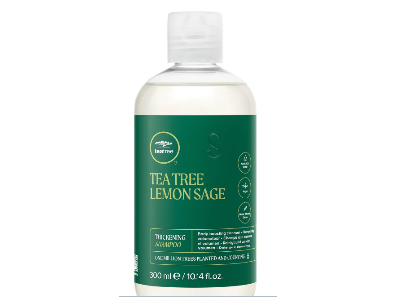 Tea Tree Thickening Shampoo, Lemon Sage , 10.14 fl oz/300 mL