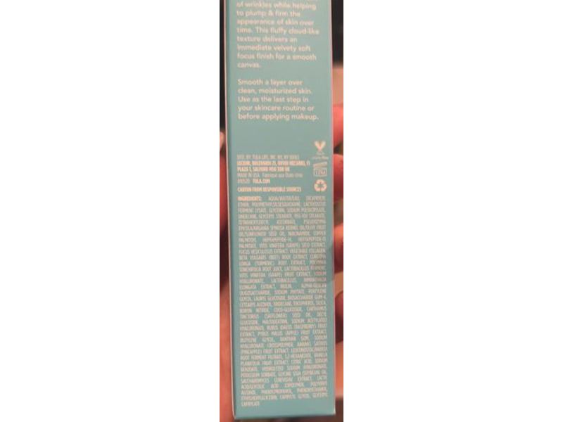 Tula Skincare Prime Of Your Life Smoothing & Firming Treatment Primer, Ageless Skincare, 1 fl oz/30 mL