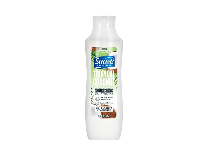 Suave Essentials Nourishing Conditioner, Tropical Coconut, 22.5 oz/665 mL
