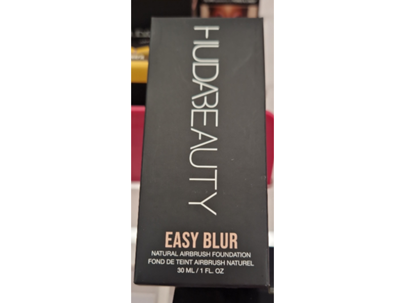 Huda Beauty Easy Blur Natural Airbrush Foundation, 140G Cashew, 1 fl oz/30 mL