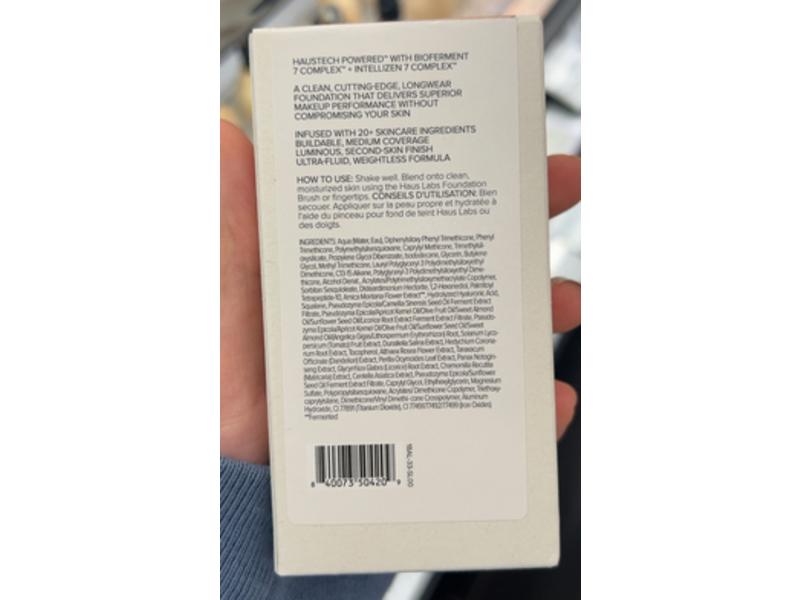 Haus Labs By Lady Gaga Triclone Skin Tech Foundation, 230 Light Medium Cool, 1 fl oz/30 mL