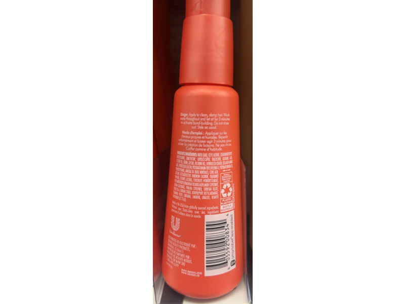 Nexxus Amino Bond Intense Bonding Treatment, Keratin Protein & Amino Acids, 5 fl oz/147 mL