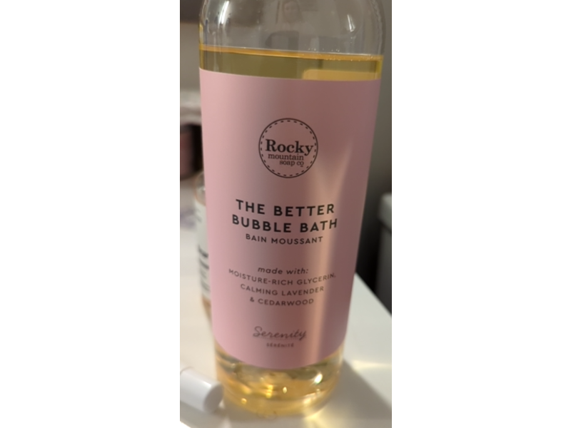 Rocky Mountain Soap Co. The Better Bubble Bath, 34 fl oz/1 L