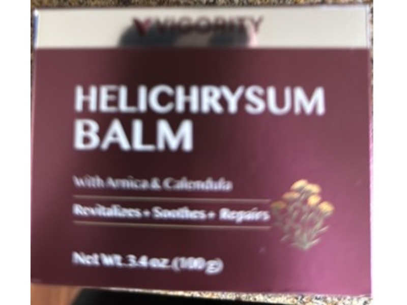 Vigority Helichrysum Balm, Arnica & Calendula, 3.4 oz/100 g