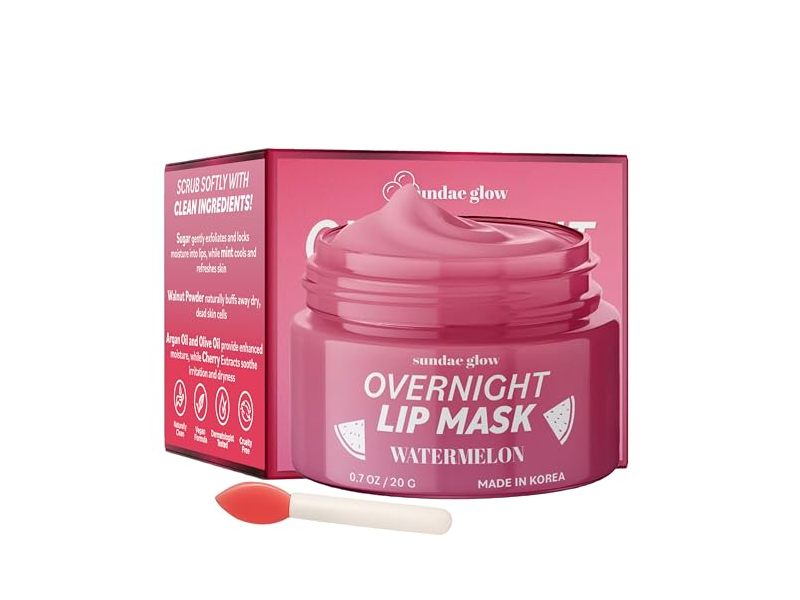 Sundae Glow Overnight Lip Mask, Watermelon, 0.7 oz/20 g