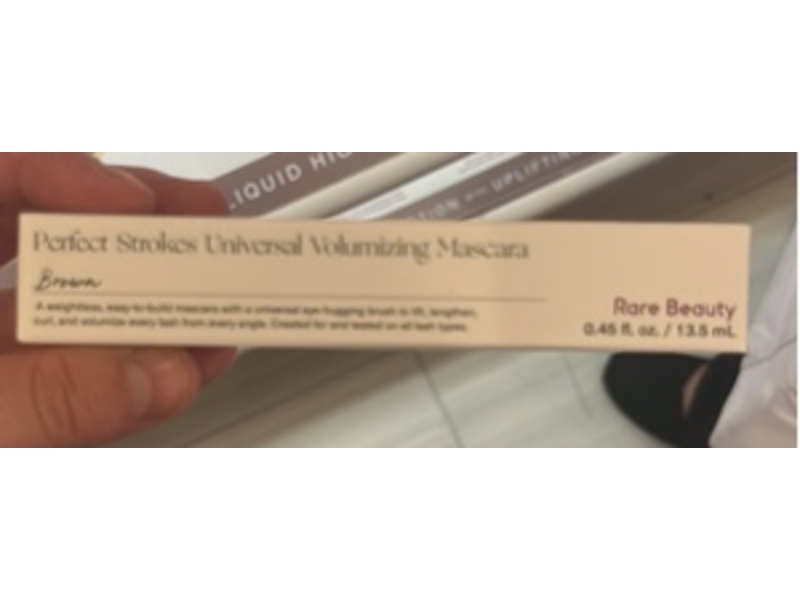 Rare Beauty Perfect Strokes Mascara Universel Volumizing Mascara, Brown, 0.45 fl oz/13.5 mL