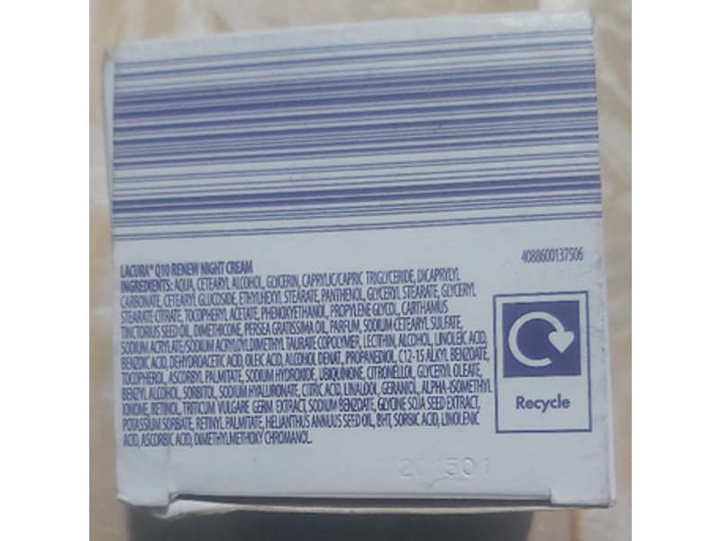 Lacura Q10 Renew Anti-Wrinkle Night Cream, 50 mL