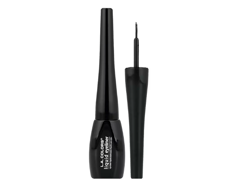 L.A. Colors Liquid Eyeliner, Black, 0.22 fl oz/6.5 mL