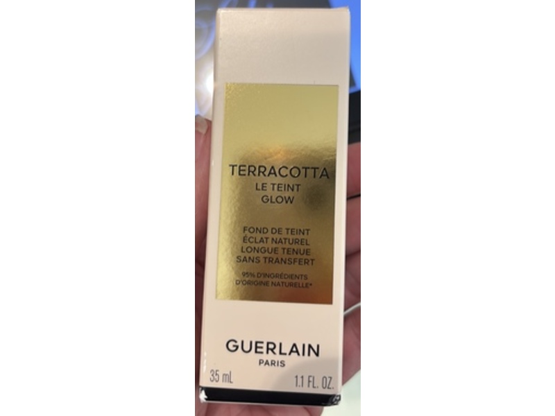 Guerlain Paris Terracotta Le Teint Glow Foundation, 3.5N Neutral, 1.1 fl oz/35 mL