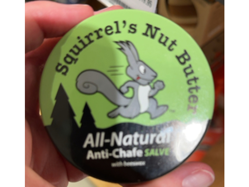 Squirrel's Nut Butter All Natural Anti Chafe Salve, 2 oz/56 g