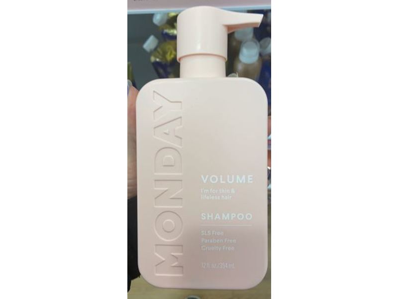 Monday Volume Shampoo, 12 fl oz/354 mL