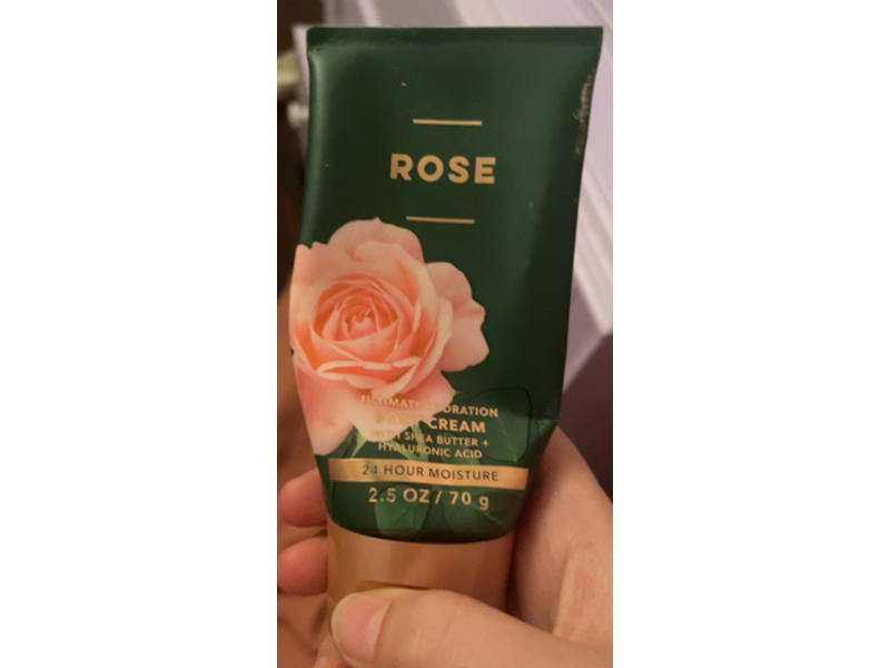Bath & Body Works Rose Ultimate Hydration Body Cream, Shea Butter + Hyaluronic Acid, 2.5 oz/70 g