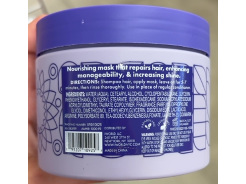 Amora Hair Hug Revitalizing Hair Mask, 10.6 oz/300 g