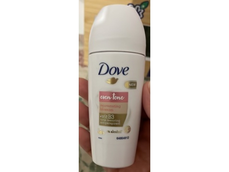 Dove Even Tone Antiperspirant, Rejuvenating Blossom + Vitamin B3, 50 mL