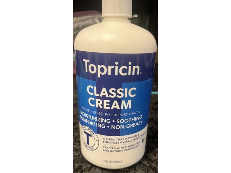 Topricin Classic Cream, 32 fl oz/960 mL