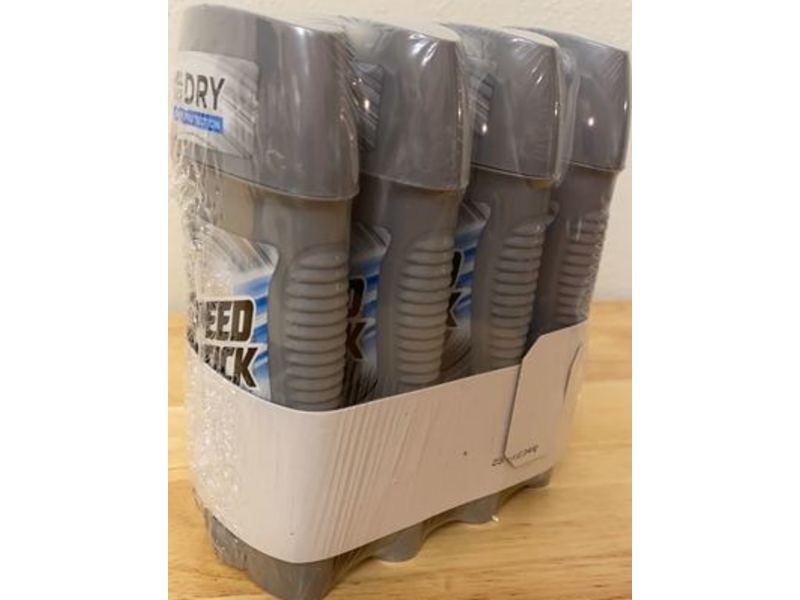 Speed Stick Power Unscented Men's Antiperspirant Deodorant, 3.0 oz/65 g, Pack of 4