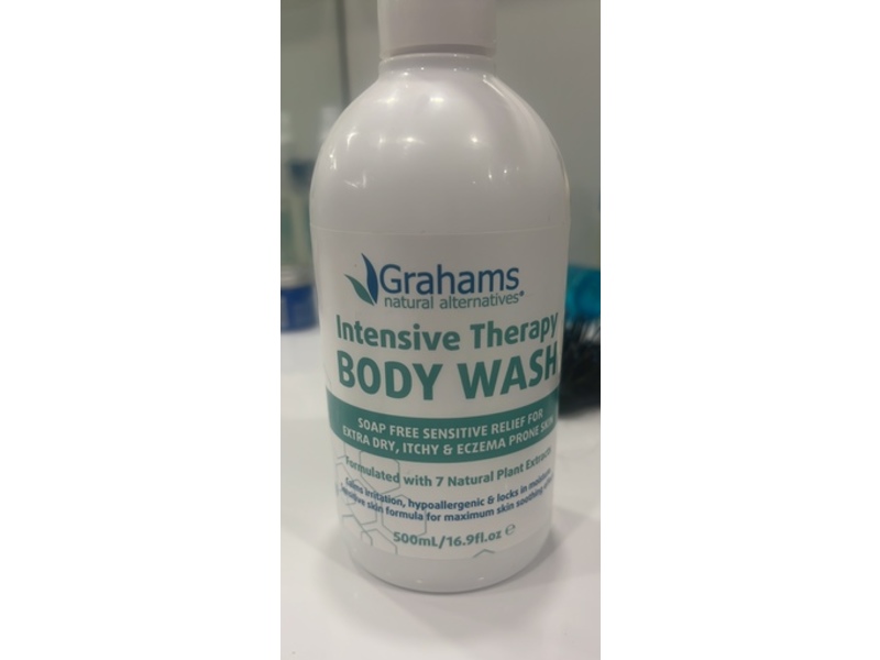 Grahams Natural Alternatives Intensive Therapy Body Wash, 16.9 fl oz/500 mL