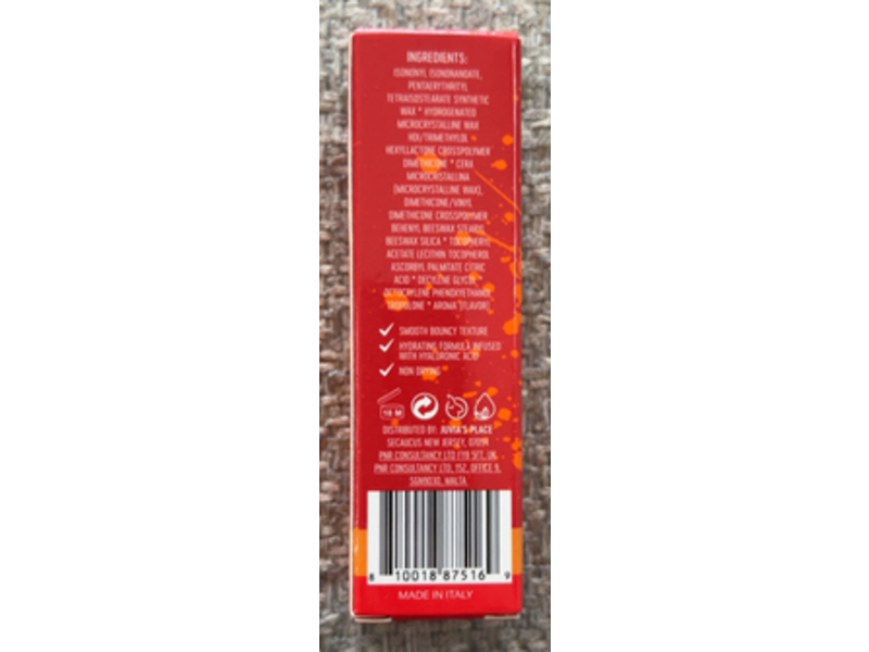 Juvia's Place The Red Satin Creamy Lipstick, New Flame, 4 g