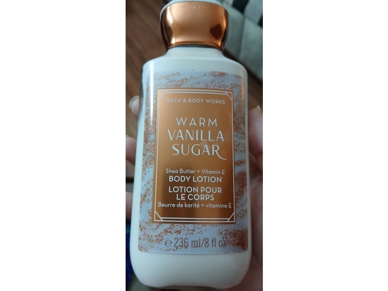 Bath & Body Works Body Lotion, Warm Vanilla Sugar, 8 fl oz/236 mL