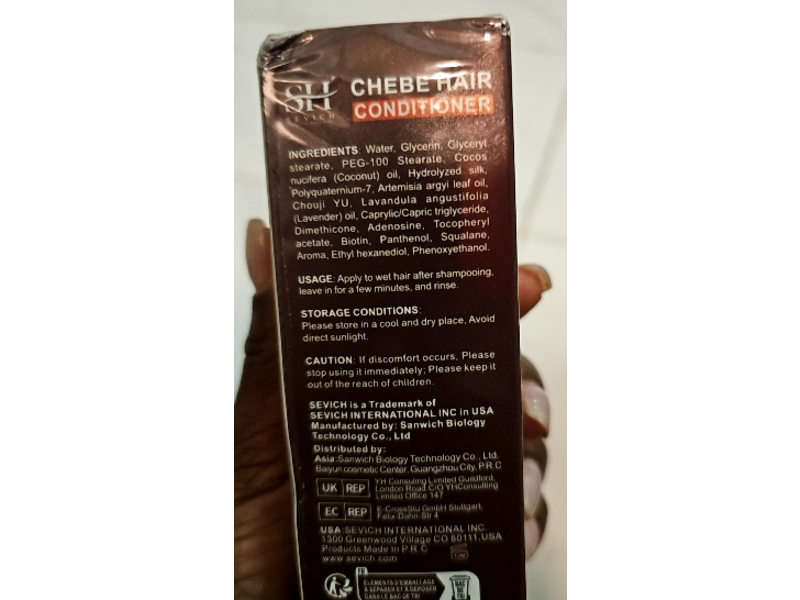 Sevich Chebe Hair Conditioner, 3.5 fl oz/100 mL