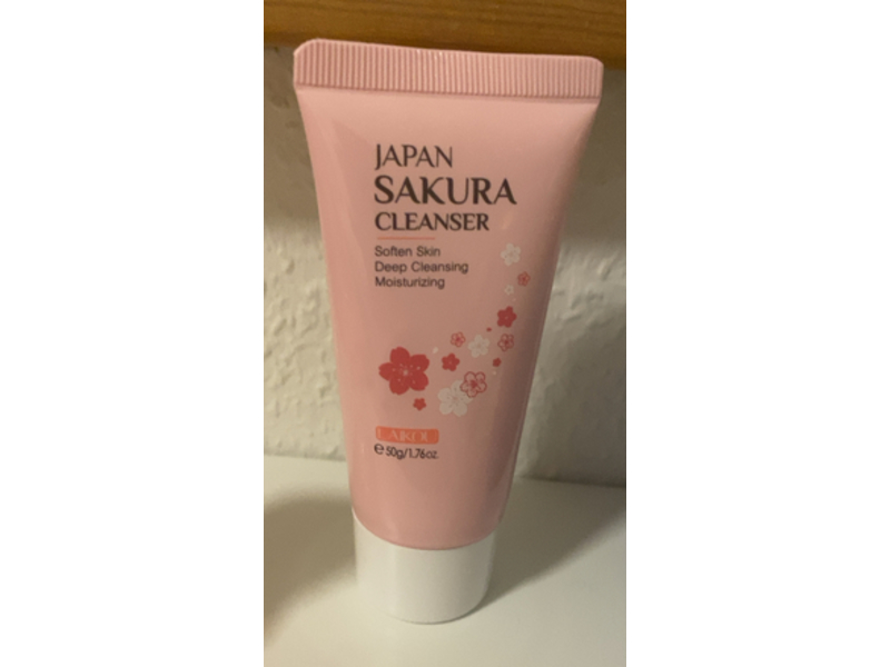 Laikou Japan Sakura Cleanser, 1.76 oz /50 g