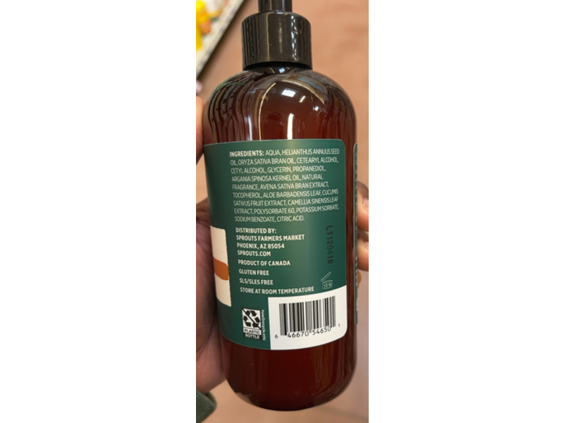 Real Root By Sprouts Moisturizing Body Lotion, Coconut & Shea, 16 fl oz/473 mL