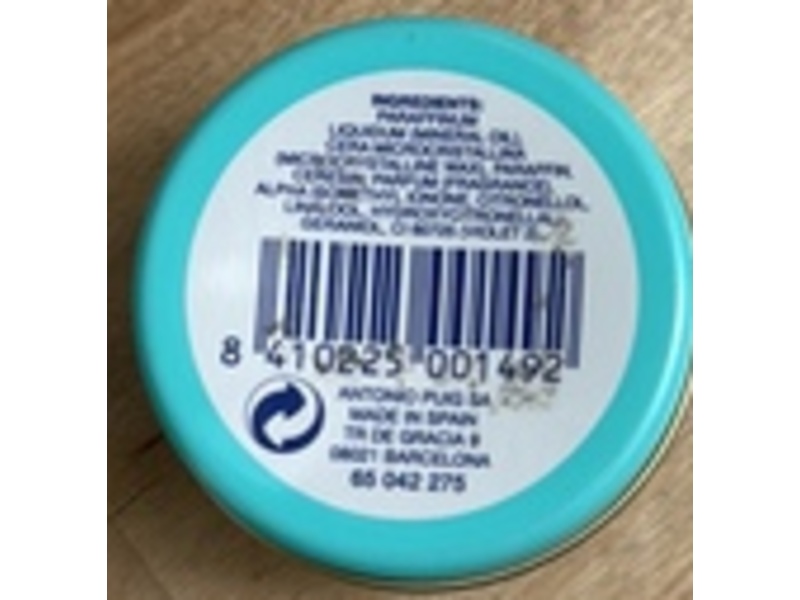 Perfumeria Gal Fragranced Lip Balm Tin, Violet, 53oz/15 mL