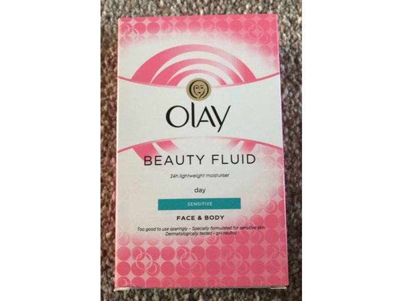 Olay Beauty Fluid Moisturizing Day Lotion, Sensitive Skin, 200 mL