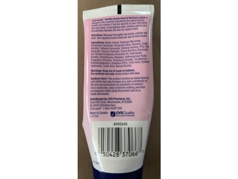 CVS Health Healthy Hands Hand & Nail Care Lotion, 3.25 fl oz/96 mL, Pack Of 3