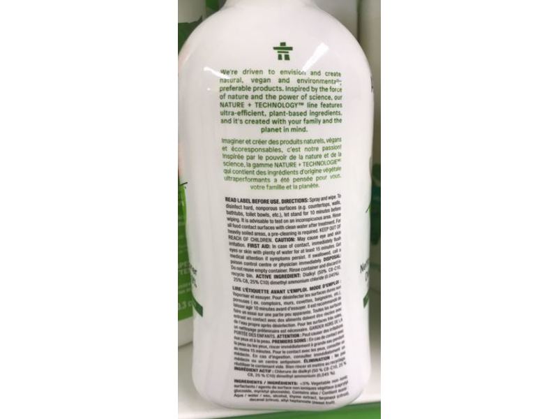 Attitude All Purpose Cleaner Disinfectant, Thyme & Citrus, 27.1 fl oz/800 mL