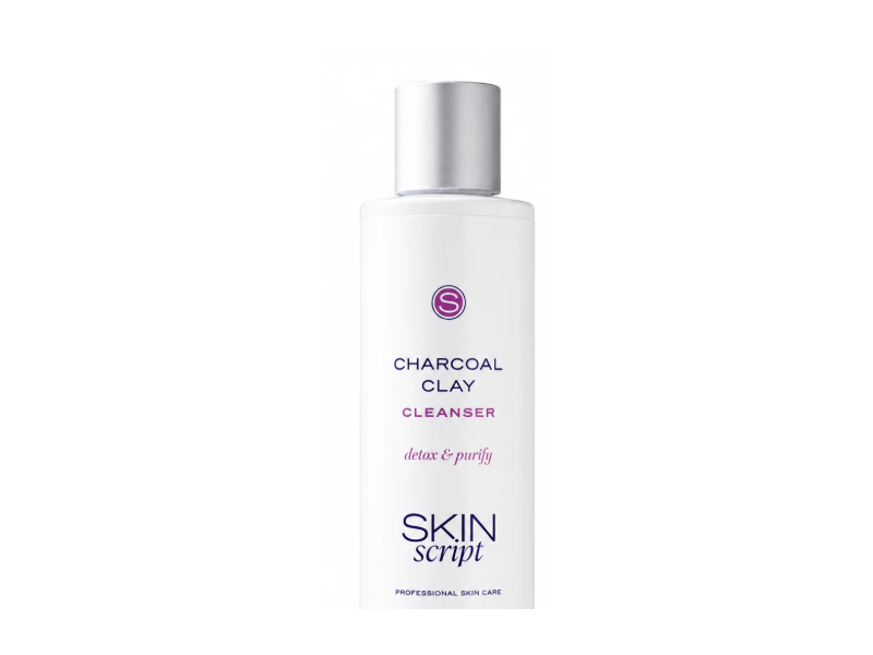 Skin Script Charcoal Clay Cleanser, 2 fl oz/60 mL