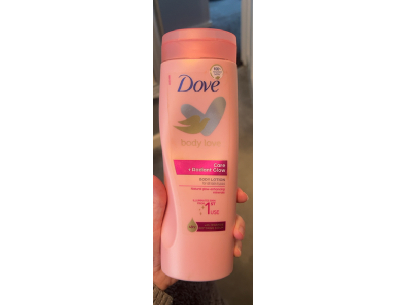Dove Body Love Care + Radiant Glow Body Lotion, Ceramide, 400 mL