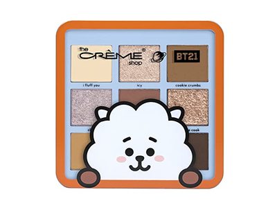 The Creme Shop 9 Color Eye Shadow Palette, BT21 The Right Fluff, 0.52 oz/14.8 g