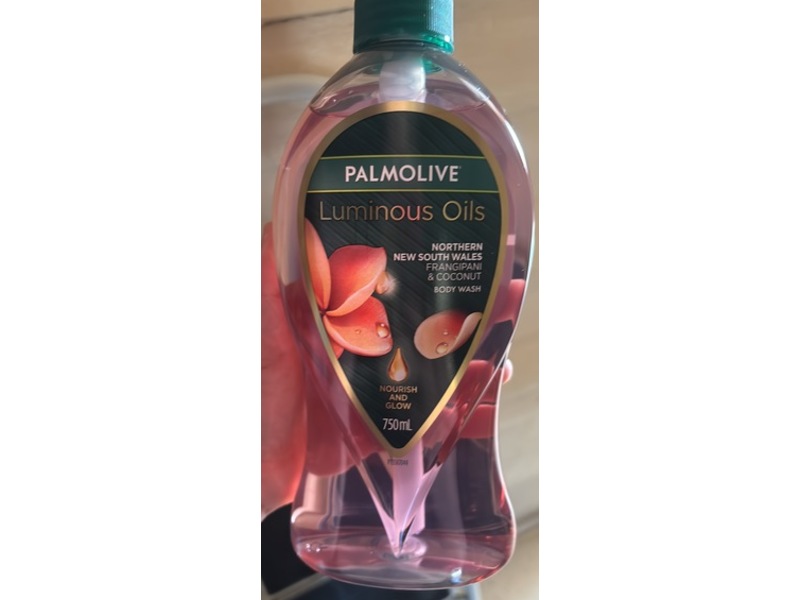 Palmolive Luminous Oils Bodywash, Coconut & Frangipani, 750 mL