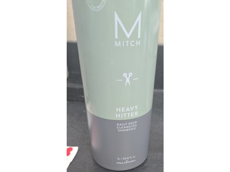 Mitch Heavy Hitter Daily Deep Cleansing Shampoo, 33.8 fl oz/1L