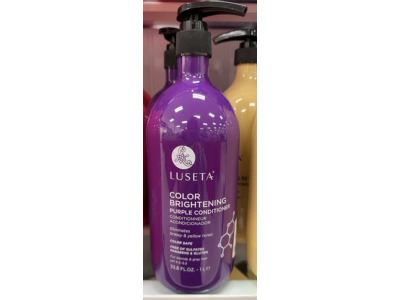 Luseta Colour Brightening Purple Conditioner, 33.8 fl oz/1L