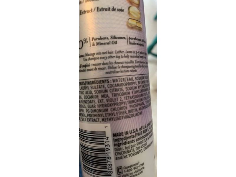 Pantene Pro-V Brilliant Blondie Purple Shampoo, 9.6 fl oz/285 mL