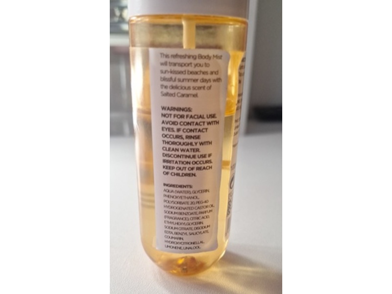 Body Stories Brazilian Bliss Body Mist, Salted Caramel Fragrance, 100 mL