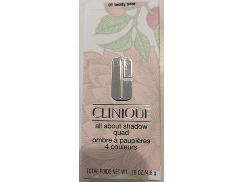 Clinique All About Shadow Quad, 01 Teddy Bear, 0.16 oz/4.8 g