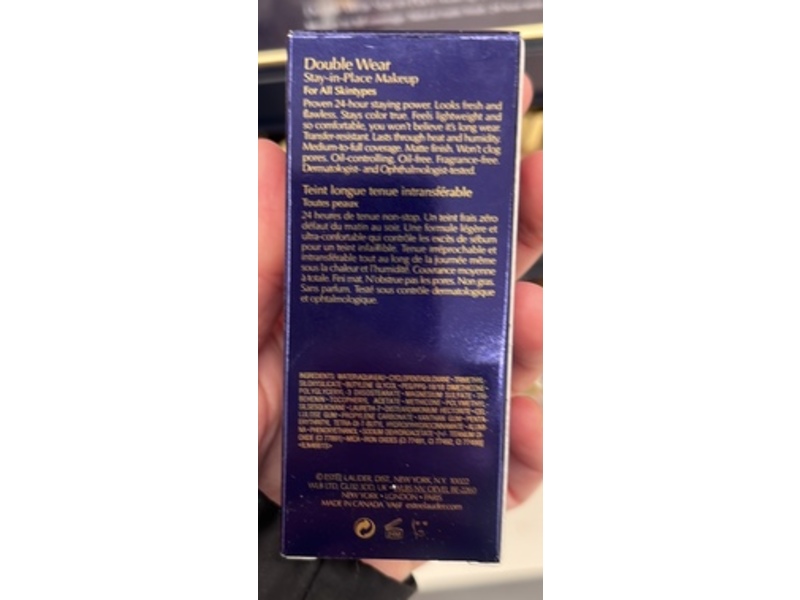 Estée Lauder Double Wear Stay-In-Place Makeup, 9N1 Ebony, 1 fl oz/30 mL