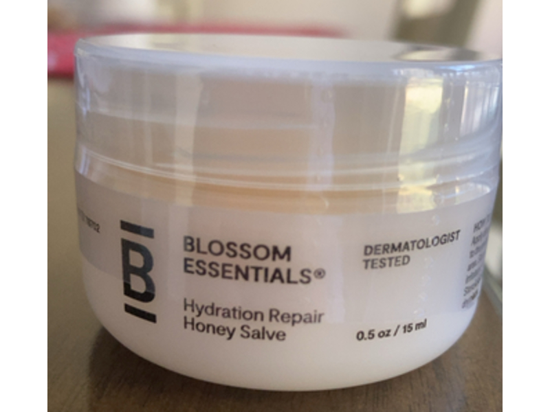 Blossom Essentials Hydration Repair Salve, Honey, 0.5 oz/15 mL