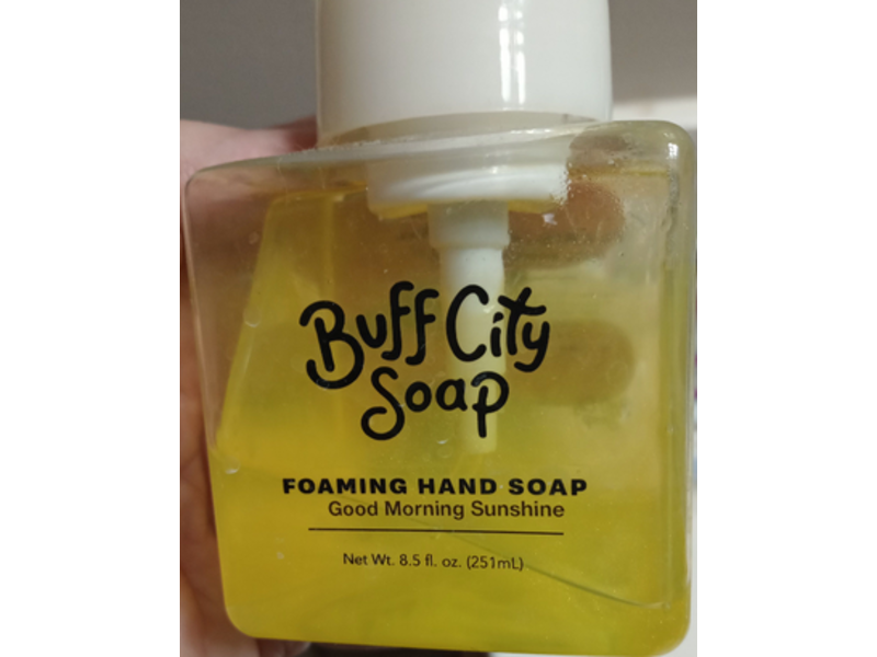 Buff City Soap Foaming Hand Soap, Good Morning Sunshine, 8.5 fl oz/251 mL