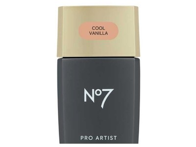 Boots No7 Pro Artist Weightless Silk Sheer Foundation, Cool Vanilla, 30ml
