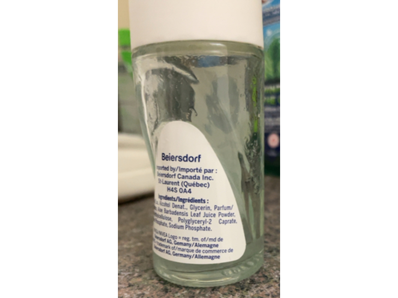 Nivea Pure & Natural Deodorant, Organic Aloe Vera Bio, 50 mL