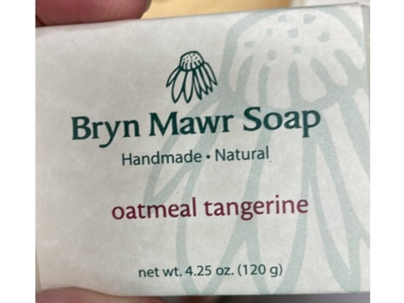 Bryn Mawr Bar Soap, Oatmeal Tangerine, 4.25 oz/120 g