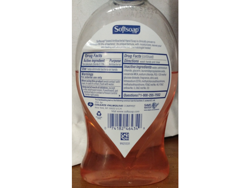 Softsoap Antibacterial Hand Soap, Gently Cleans & Protects, 11.25oz / 332mL