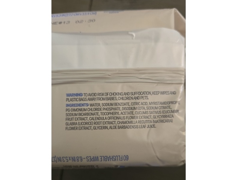 Up & Up Flushable Cleansing Wipes, 240 Count