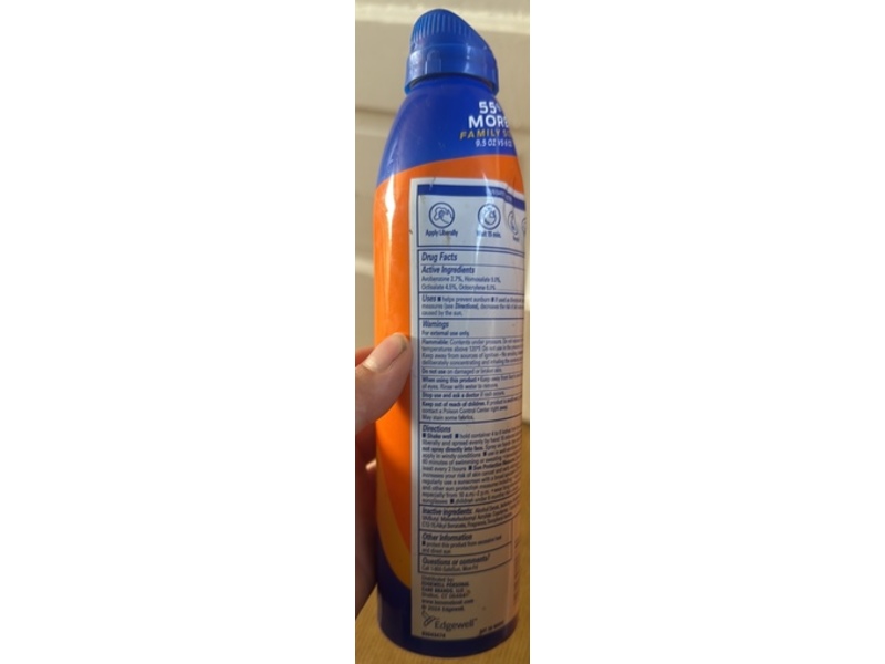 Banana Boat Sport Ultra Clear Sunscreen Spray, SPF 5-+, 9.5 oz/269 g