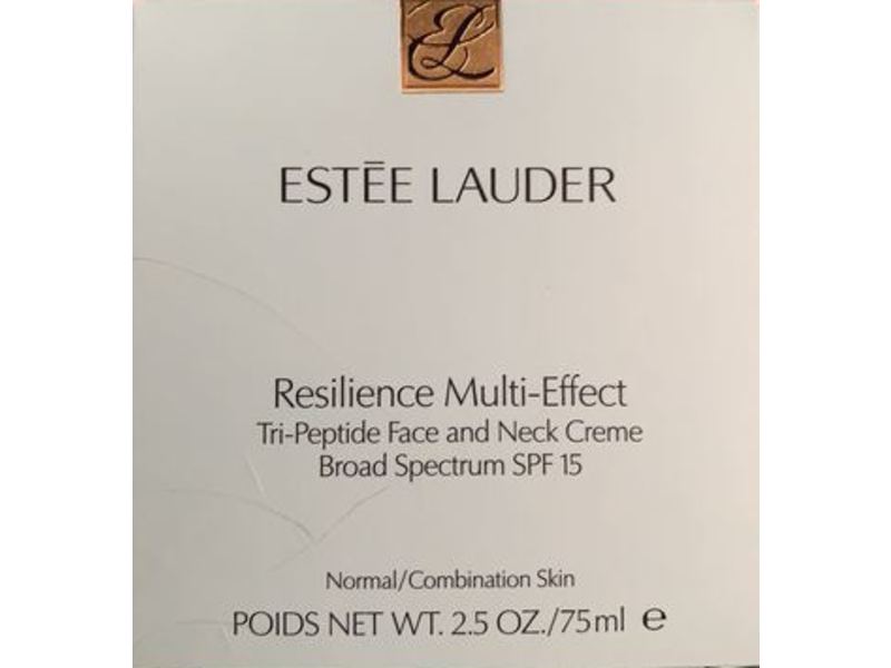 Estee Lauder Resilience Multi-Effect Tri-Peptide Face & Neck Creme, SPF 15, 2.5 oz/75 mL