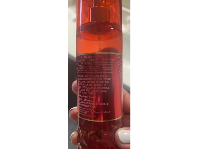 Bath & Body Works Fragrance Mist, Winter Candy Apple, 8 fl oz/236 mL